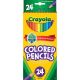 Crayola Colored Pencils, Assorted Colors, Pre-Sharpened, Adult Coloring, 24 Count