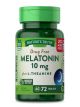 Melatonin 10 mg + L-Theanine | 72 Tablets |  Maximum Strength Nighttime Sleep Aid | Vegetarian, Non-GMO, Gluten Free | by Nature's Truth