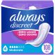 Always Discreet Incontinence Pads, Moderate Absorbency, Regular Length, 108 CT