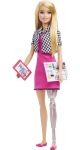 Barbie Interior Design Fashion Doll, Pink Dress & Houndstooth Jacket, Prosthetic Leg & Blonde Hair