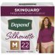 Depend Silhouette Adult Incontinence Underwear for Women, M, Pink, 22Ct