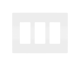 Legrand RWP263 Radiant 3-Gang Decorator Rocker Light Switch / Outlet Cover Wall Plate White Wall Controls Wall Plates Switch Plates - 3733782-1.png