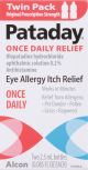 Pataday Once Daily Eye Care Allergy Relief Eye Drops, Twin Pack
