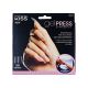 KISS GelPress Professional Gel Nail Starter Kit, Includes 56 Pre-Sculpted Gel Nail Extensions, UV Gel, 1 LED Lamp, 6.7 mL Primer, 1 Nail File, 1 Manicure Stick