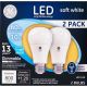 GE LED Soft White Dimmable A19 Light Bulbs, 10w, 2 CT - 43168675918.jpg