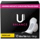 U by Kotex Balance Ultra Thin Pads with Wings, Regular Absorbency, 18 Count