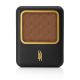 Black Radiance Pressed Powder, Buildable & Blendable Matte Finish Shine Control Compact with Mirror & Applicator, Cruelty-Free & Vegan - Golden Almond