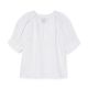 G. Label by Goop Marianne Puff-Sleeve Top in White, Size 6 - 504578236-1.jpg