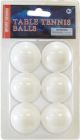 Ping Pong Ball White 6Pk, PartNo TT-6, by Drybranch, Spring, Ping Pong Accessori