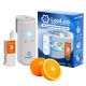 LooLoo Touch Free Toilet Freshener, Automatic Touchless Toilet Air Freshener Spray For Bathroom Starter Kit (Dispenser and 1 Fragrance Bottle) with Toilet Light and Deodorizer - Citrus Fresh