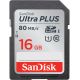 SanDisk Ultra PLUS UHS-1 16GB SD Card, Class 10