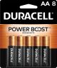 Duracell Coppertop AA Battery, Long Lasting Double A Batteries, 8 Pack