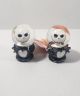 2 Disney Nightmare Before Christmas JACK MINI SNOW GLOBE 2.5