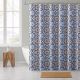 VCNY Home Cora 14-Piece Navy Medallion PEVA Shower Curtain Set - 672708470-1.jpg