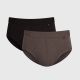 Hanes Premium Men's Explorer Briefs 2pk - Brown/Black XL - 676373255-1.jpg