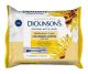 Dickinson's Original Refreshingly Clean Daily Cleansing Cloths, Witch Hazel and Aloe, 25 Count