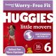 Huggies Little Movers Baby Diapers, Size 6 (35+ lbs), 16 Ct (Select for More)