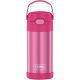 Thermos FUNtainer Stainless Steel Insulated Pink Water Bottle w/St... [F4019PK6] - 73d39fcd-edab-475b-82b8-44380b781211.33b70501bd83efe195449f7fa5bdaa3e.jpg