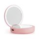 Plum Beauty Compact Beauty LED Mirror Power Bank, Pink 4299