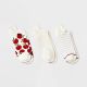 Women's Apple 3pk Low Cut Socks - a New Day Ivory/Red 4-10 - 829672780-1.jpg