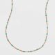 Turquioise Epoxy Beaded Necklace - Universal Thread Gold - 829698094-1.jpg