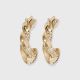 Twisted Crystal Hoop Earrings - a New Day™ Gold - 829701754-1.jpg