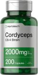 Cordyceps Sinensis Mushroom Extract | 2000mg | 200 Capsules | by Horbaach - 845a398e-6cb9-495d-9e58-97a1017e434d.7826dc2f36331f2c37fcbd6fdf85bd57.jpg