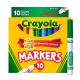 Crayola Broad Line Markers, 10 Ct Classic Colors, School Supplies for Teachers and Kids, Classroom Supplies