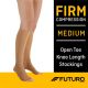 FUTURO Open Toe Knee Highs, Unisex, Medium, Firm Compression Stockings