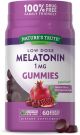 Melatonin Gummies | 1mg | 60 count | Vegan, Non-GMO & Gluten Free | Cherry Pomegranate Flavor | by Natures Truth