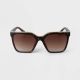 Women's Plastic Square Sunglasses - A New Day™ Brown: UV Protection, Recycled Frame - GUEST_31c91ba3-611f-4cee-aa37-7ae3c641c842.jpg