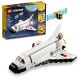 LEGO Creator 3 in 1 Space Shuttle Stocking Stuffer for Kids, Creative Gift Idea for Boys and Girls Ages 6+, Build and Rebuild this Space Shuttle Toy into an Astronaut Figure or a Spaceship, 31134 - LEGO-Creator-3-1-Space-Shuttle-Stocking-Stuffer-Kids-Crea