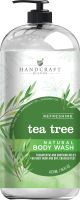 Handcraft Tea Tree Oil Body Wash 16 oz - Extra Strength Body Wash For Athletes Foot, Nail Fungus, Itchy Skin, Jock Itch, Acne and Eczema - Tea Tree Body Wash For Men & Women