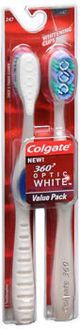 Colgate 360? Optic White Whitening Soft Toothbrush - 2 Count - b10c23c8-3eca-4edc-b68a-ddf086668514.2440a2ca156c0a5dea1cf86ce8b59029.jpg