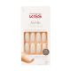 KISS Salon Acrylic Natural Fake Nails, ‘Strong Enough’, 28 Count