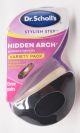Dr. Scholls Stylish Step Hidden Arch Support for Flats, 3 Pairs 3 Pair Pack of 1
