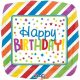Loftus International  18 in. Birthday Square Stripes & Dots Balloon - c1735395-2ca6-441d-bb35-b00ff37b342d.8c99961f3310e1797c25b64b52537687.jpg