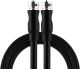Philips RG6 Dual Shield Coaxial Cable, 25 ft. Ideal for TV Antenna DVR VCR Satellite Cable, F-Type Connectors, 3Ghz Digital, Black, SWV2155H/37