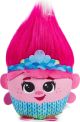 DreamWorks Trolls Band Together Hairmony Mixers Queen Poppy Plush Toy with Sound, 6-inch Soft Doll