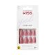 KISS Gel Fantasy Press On Nails, Nail glue included, Letter To Ur EX, Pink, Medium Size, Coffin Shape, Includes 28 Nails, 2g glue, 1 Manicure Stick, 1 Mini File