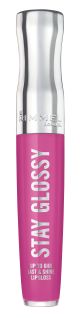 Rimmel London Stay Glossy Lip Gloss - 155 Purple Parlour , 0.18 oz Lip Gloss