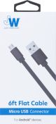 Just Wireless 6' Flat TPU Micro USB to USB-A Cable - Black - d0bf7192-7646-4436-b8ba-85a4254a8318.9cfc03bf4d69af6c2feef7ed5a7184fd.jpg