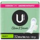 U by Kotex Clean & Secure Ultra Thin Pads with Wings, Heavy Absorbency, 32 Count