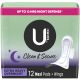 U by Kotex Security Feminine Maxi Pad with Wings, Overnight, Extra Heavy, Unscented, 12 Count