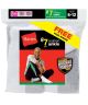 Hanes - Men's Freshiq Ankle 7-pack (Includes 1 Free Bonus Pair) Casual Sock, White, 6 12 US