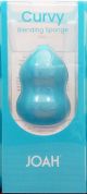 JOAH Sculpted Makeup Blending Sponge, Blue Curvy Shape