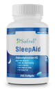 Safrel Nighttime Sleep Aid, Diphenhydramine HCl 50mg, 250 Softgels