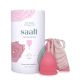 Saalt Menstrual Cup Size Small - Premium Design - Most Comfortable Period Cup - Wear for 12 Hours - Soft, Flexible, Reusable Medical-Grade Silicone - A