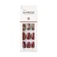 KISS imPRESS Press-On Nails, Medium Length, ‘Laced'up’, 30 Count