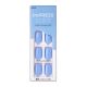 KISS imPRESS Color Press-on Nails Manicure, Baby Why so Blue, Short, Adult